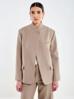 Blazer collo alto