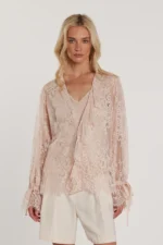 Camici pizzo con top