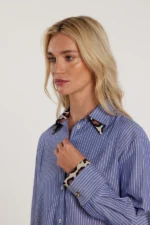 Camicia righe doppio collo - immagine 5