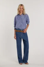 Camicia righe doppio collo - immagine 2
