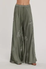 Tuta con top e pantalone vita alta - immagine 5