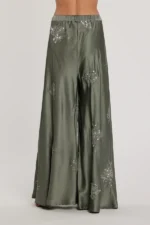 Tuta con top e pantalone vita alta - immagine 2