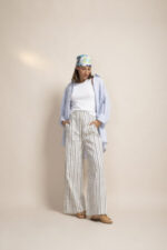 Top a righe blu - immagine 2