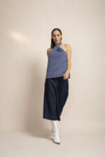 Top a righe blu - immagine 3
