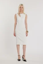 Tubino midi bianco